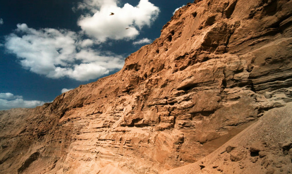 Het ravijn van de oeverzwaluw