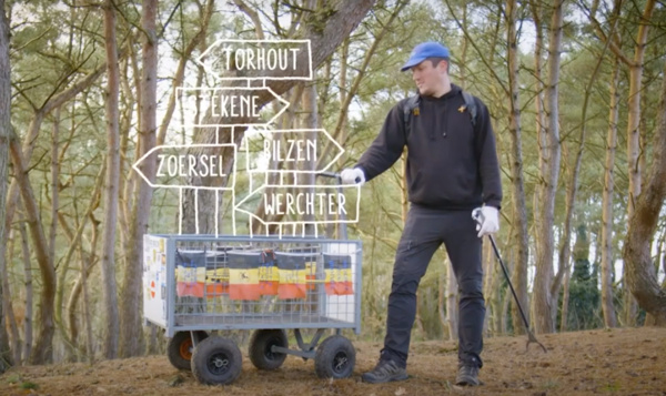 De jacht op zwerfvuil is geopend: Mr. Proper boldert door het land op zoek naar afval